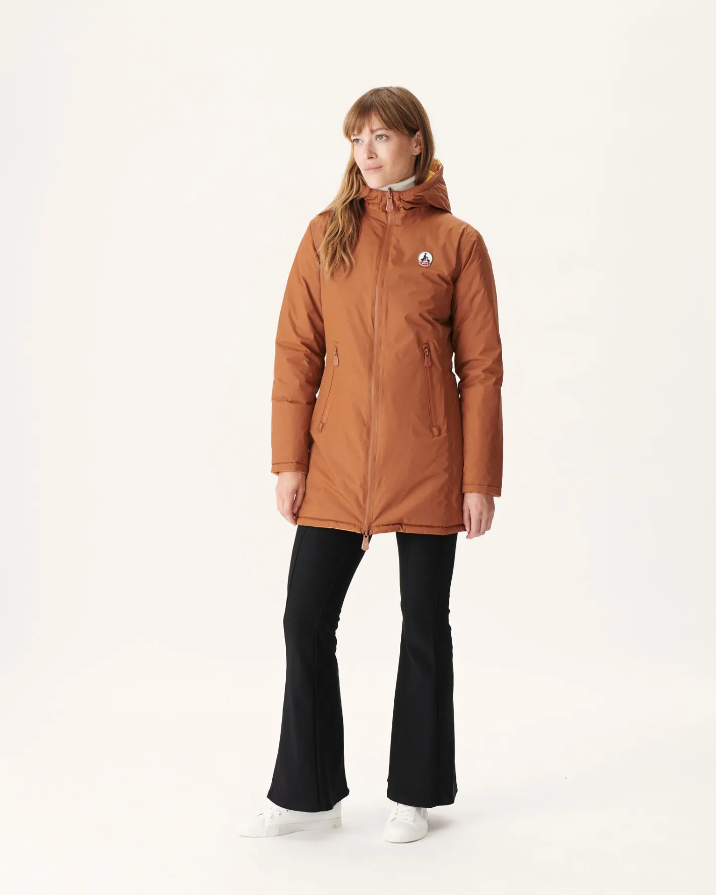 Donzen Jassen & Jacks-JOTT Doudoune Reversible Caramel/Moutarde Moscou 828 Caramel/Moutarde