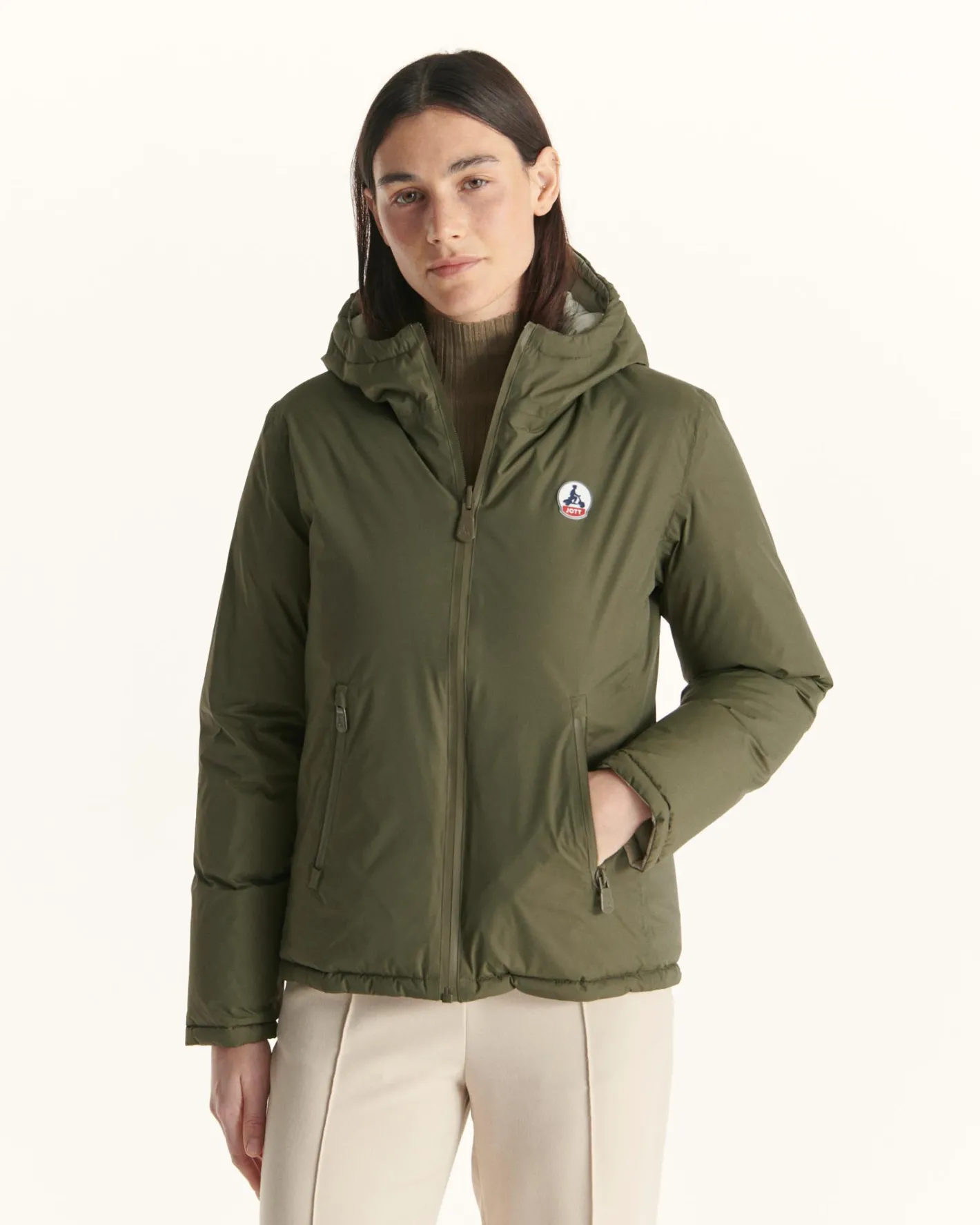 Donzen Jassen & Jacks-JOTT Doudoune Reversible Grand Froid Army/Sauge Victoria 261 Army/Sauge