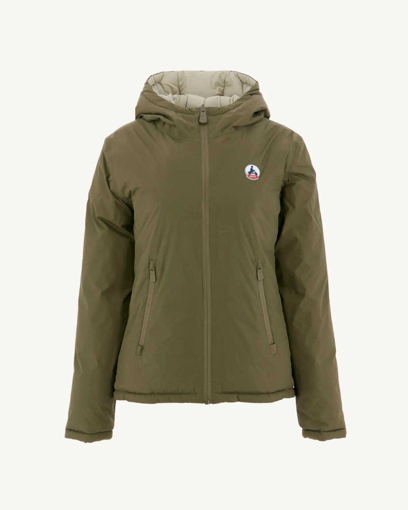 Donzen Jassen & Jacks-JOTT Doudoune Reversible Grand Froid Army/Sauge Victoria 261 Army/Sauge