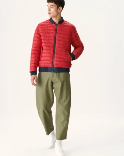 Donzen Jassen & Jacks-JOTT Doudoune Reversible Marine/Rouge Bombay 189 Marine/Rouge