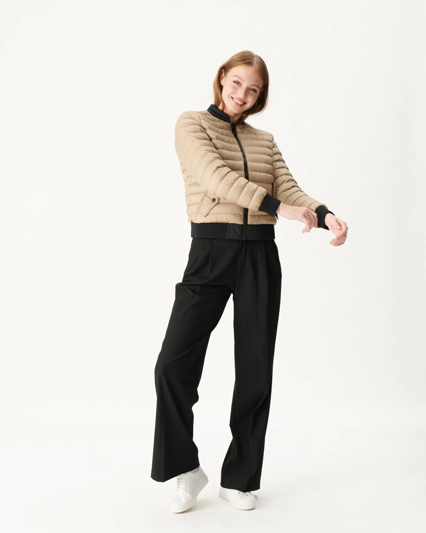 Donzen Jassen & Jacks-JOTT Doudoune Reversible Noir/Beige Hanoi 988 Noir/Beige