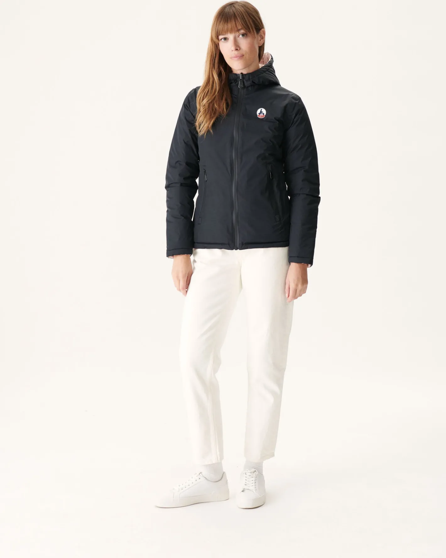 Donzen Jassen & Jacks-JOTT Doudoune Reversible Noir/Rose Pale Vienne 964 Noir/Rose Pale