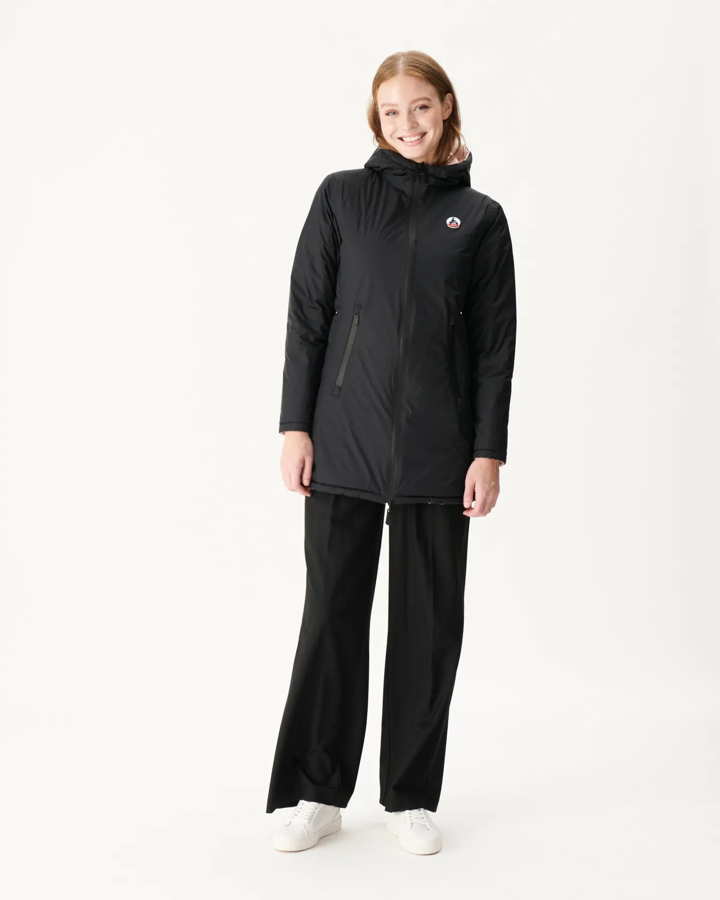 Donzen Jassen & Jacks-JOTT Doudoune Reversible Noir/Rose Pale Moscou 964 Noir/Rose Pale