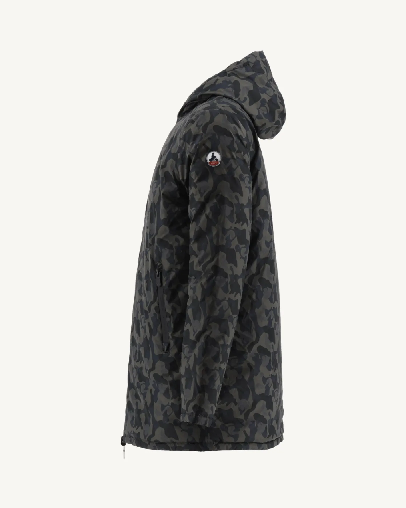Donzen Jassen & Jacks-JOTT Doudoune Reversible Print Militaire/Noir Amsterdam 278 Print Militaire/Noir