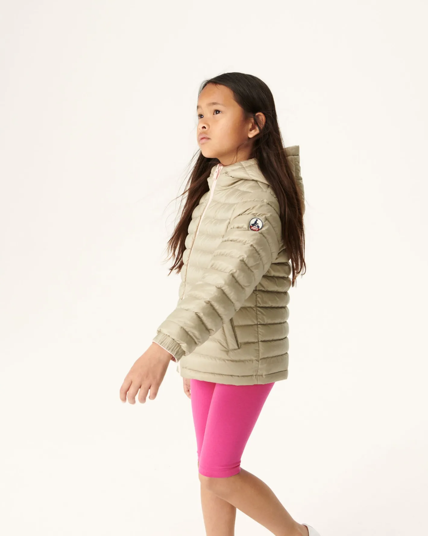 Donzen Jassen-JOTT Doudoune Reversible Rose Clair/Beige Enfant Zurich 4630 Soft Pink/Beige