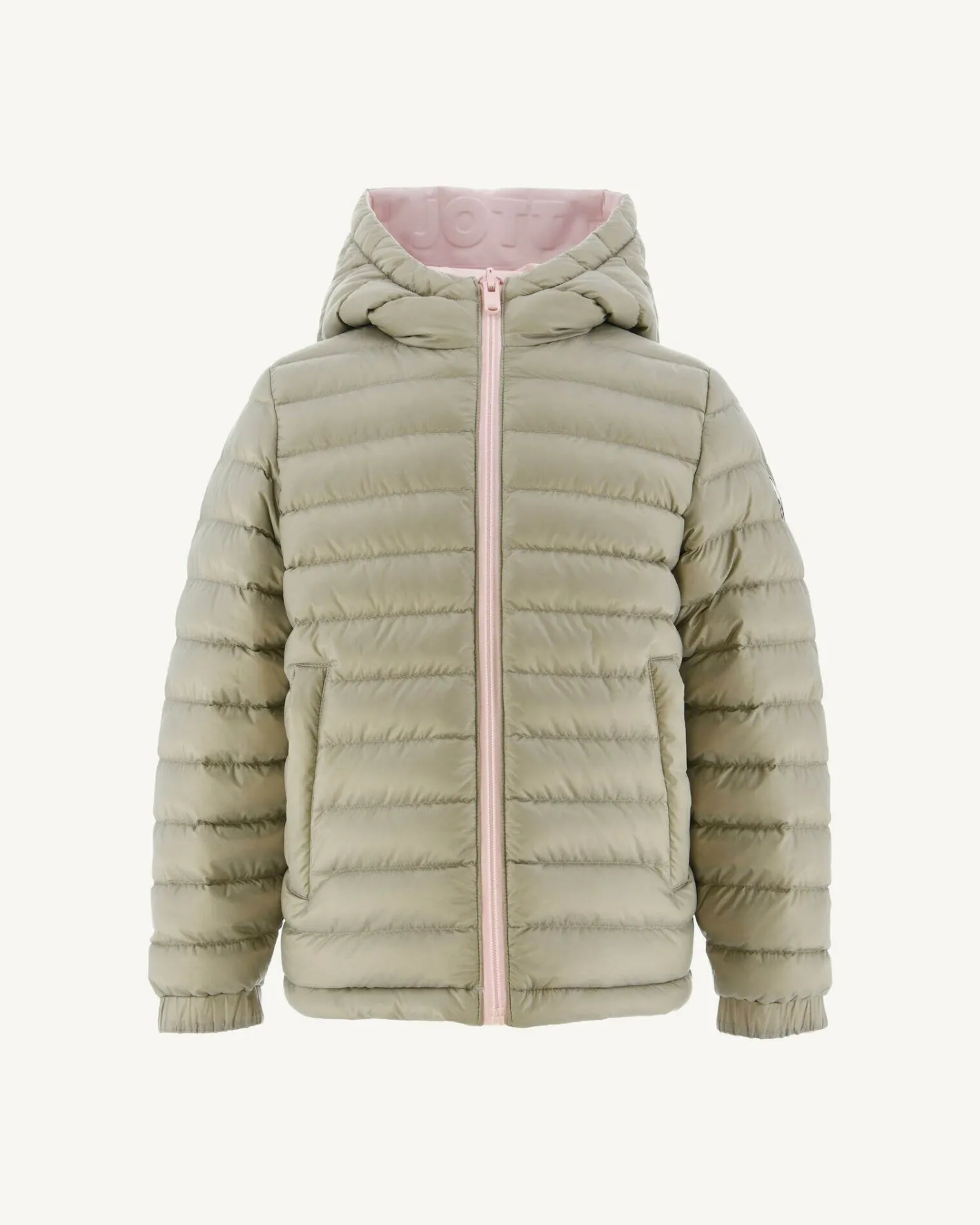 Donzen Jassen-JOTT Doudoune Reversible Rose Clair/Beige Enfant Zurich 4630 Soft Pink/Beige