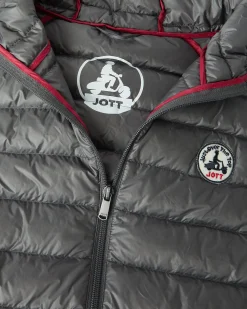Donzen Jassen & Jacks-JOTT Doudoune Sans Manches A Capuche Anthracite Pat 504 Anthracite