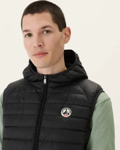 Donzen Jassen & Jacks-JOTT Doudoune Sans Manches A Capuche Noir Pat 999 Noir