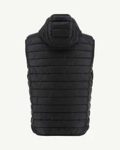 Donzen Jassen & Jacks-JOTT Doudoune Sans Manches A Capuche Noir Pat 999 Noir