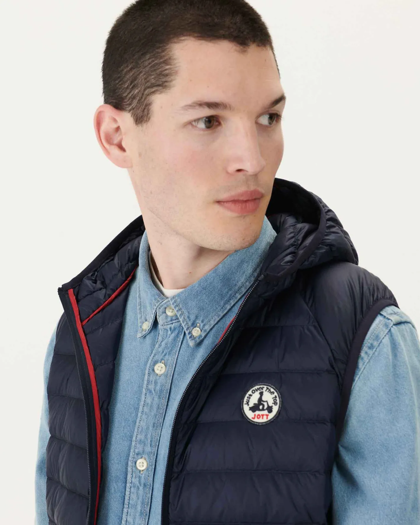 Donzen Jassen & Jacks-JOTT Doudoune Sans Manches A Capuche Marine Pat 104 Marine