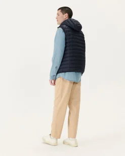 Donzen Jassen & Jacks-JOTT Doudoune Sans Manches A Capuche Marine Pat 104 Marine