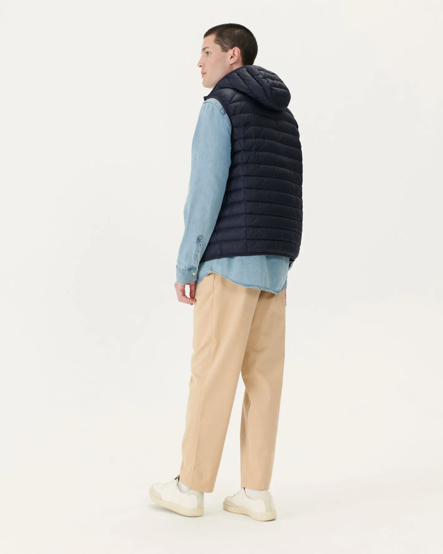 Donzen Jassen & Jacks-JOTT Doudoune Sans Manches A Capuche Marine Pat 104 Marine