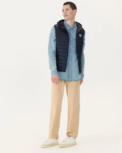 Donzen Jassen & Jacks-JOTT Doudoune Sans Manches A Capuche Marine Pat 104 Marine
