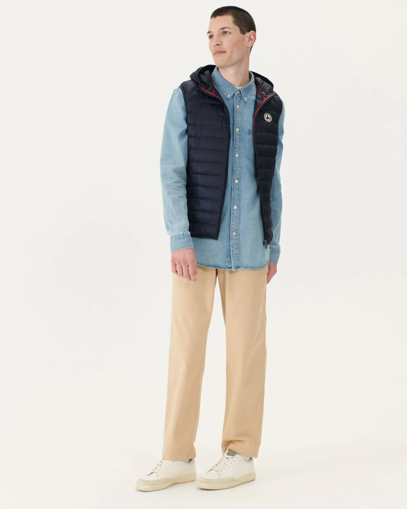 Donzen Jassen & Jacks-JOTT Doudoune Sans Manches A Capuche Marine Pat 104 Marine