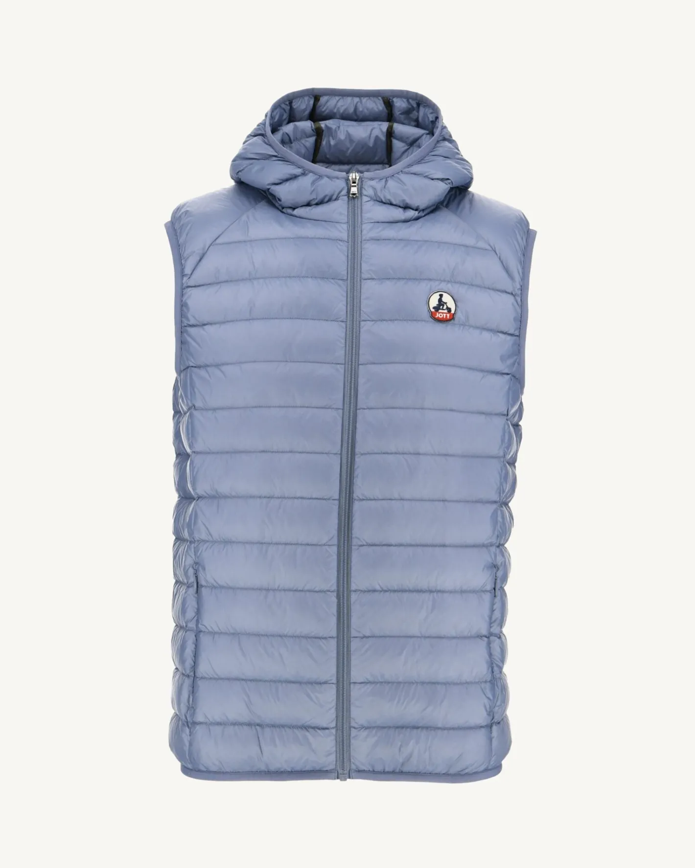 Donzen Jassen & Jacks-JOTT Doudoune Sans Manches A Capuche Bleu Delave Pat 182 Bleu Delave