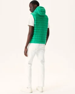 Donzen Jassen & Jacks-JOTT Doudoune Sans Manches A Capuche Vert Pat 243 Poppy Green
