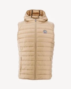 Donzen Jassen & Jacks-JOTT Doudoune Sans Manches A Capuche Beige Pat 804 Beige