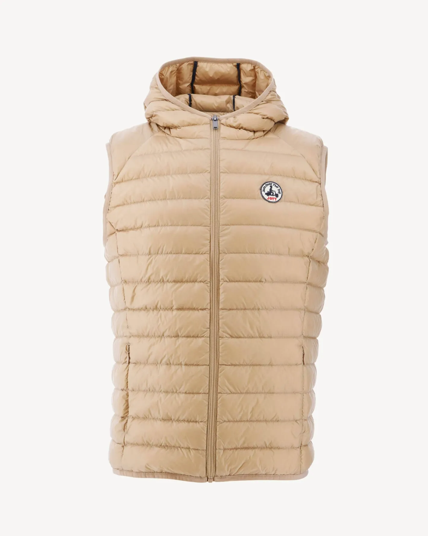 Donzen Jassen & Jacks-JOTT Doudoune Sans Manches A Capuche Beige Pat 804 Beige