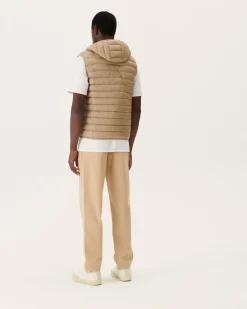 Donzen Jassen & Jacks-JOTT Doudoune Sans Manches A Capuche Beige Pat 804 Beige