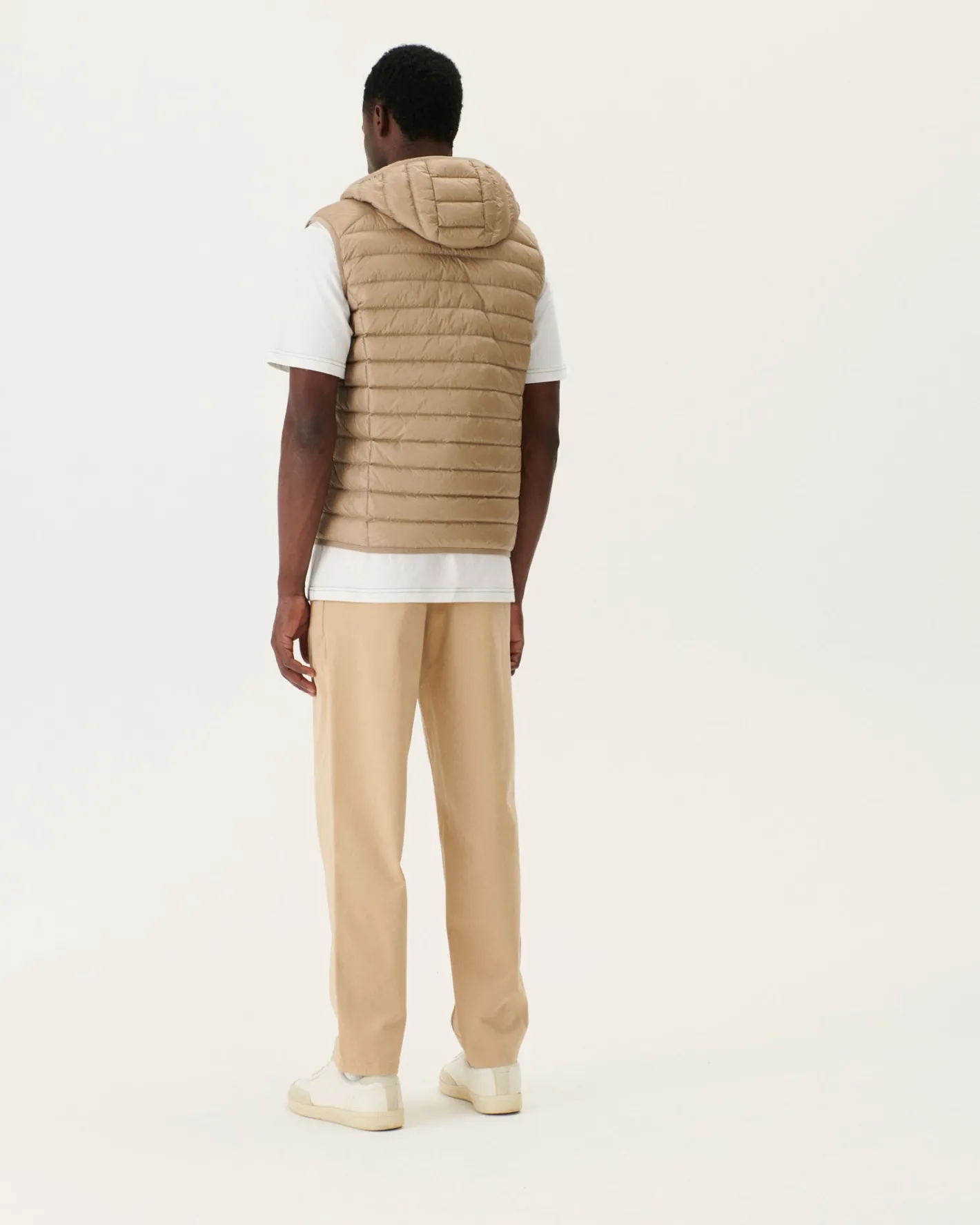 Donzen Jassen & Jacks-JOTT Doudoune Sans Manches A Capuche Beige Pat 804 Beige