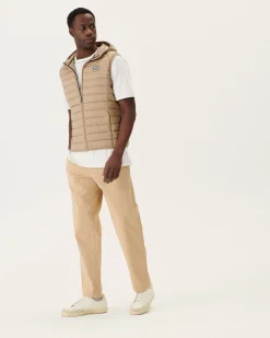 Donzen Jassen & Jacks-JOTT Doudoune Sans Manches A Capuche Beige Pat 804 Beige