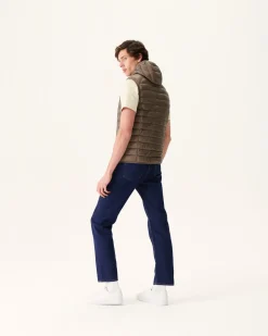 Donzen Jassen & Jacks-JOTT Doudoune Sans Manches A Capuche Taupe Pat 808 Taupe