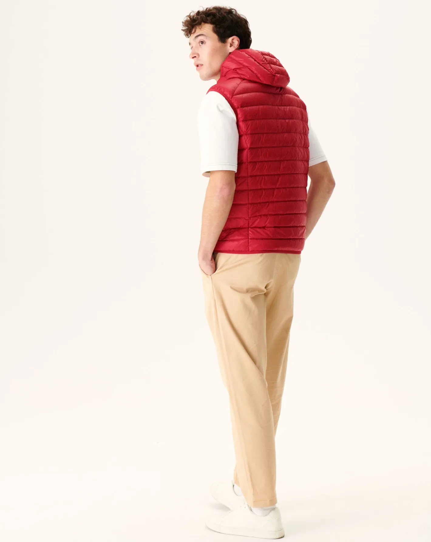 Donzen Jassen & Jacks-JOTT Doudoune Sans Manches A Capuche Rouge Pat 300 Red