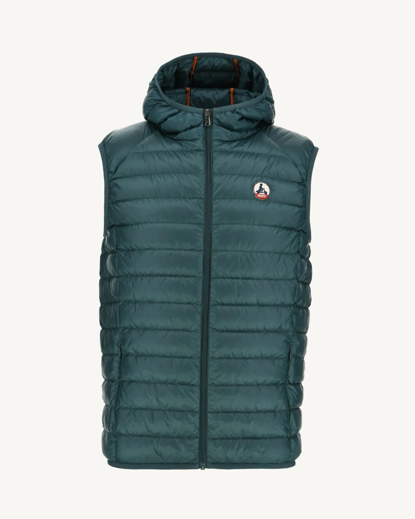 Donzen Jassen & Jacks-JOTT Doudoune Sans Manches A Capuche Vert Fonce Pat 203 Vert Fonce