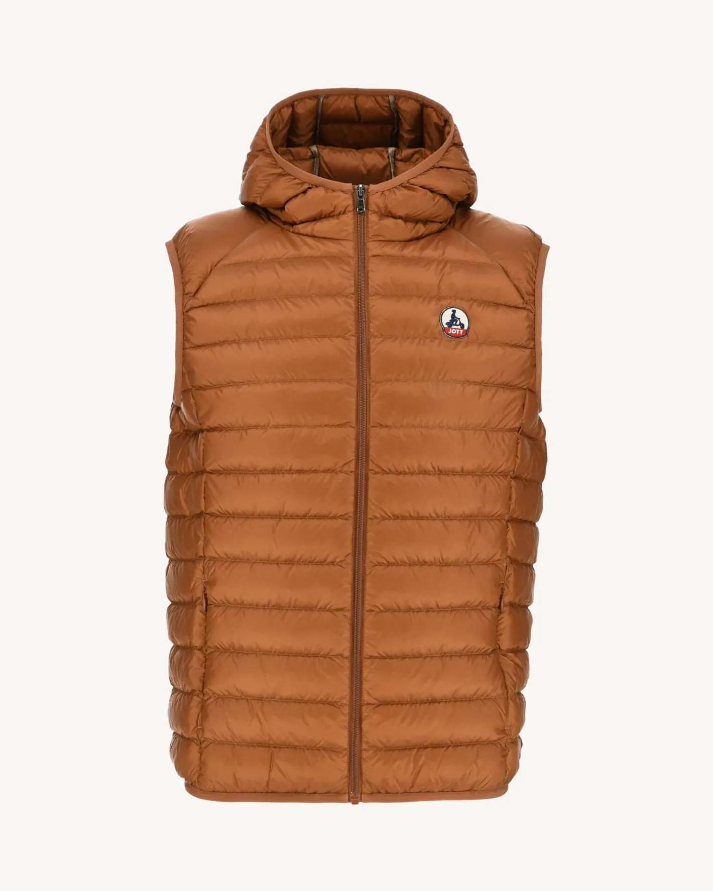 Donzen Jassen & Jacks-JOTT Doudoune Sans Manches A Capuche Caramel Pat 811 Caramel