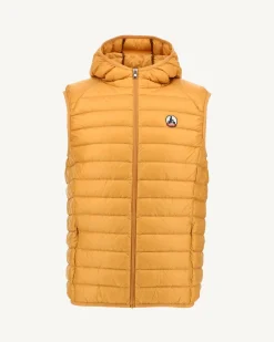Donzen Jassen & Jacks-JOTT Doudoune Sans Manches A Capuche Moutarde Pat 621 Moutarde