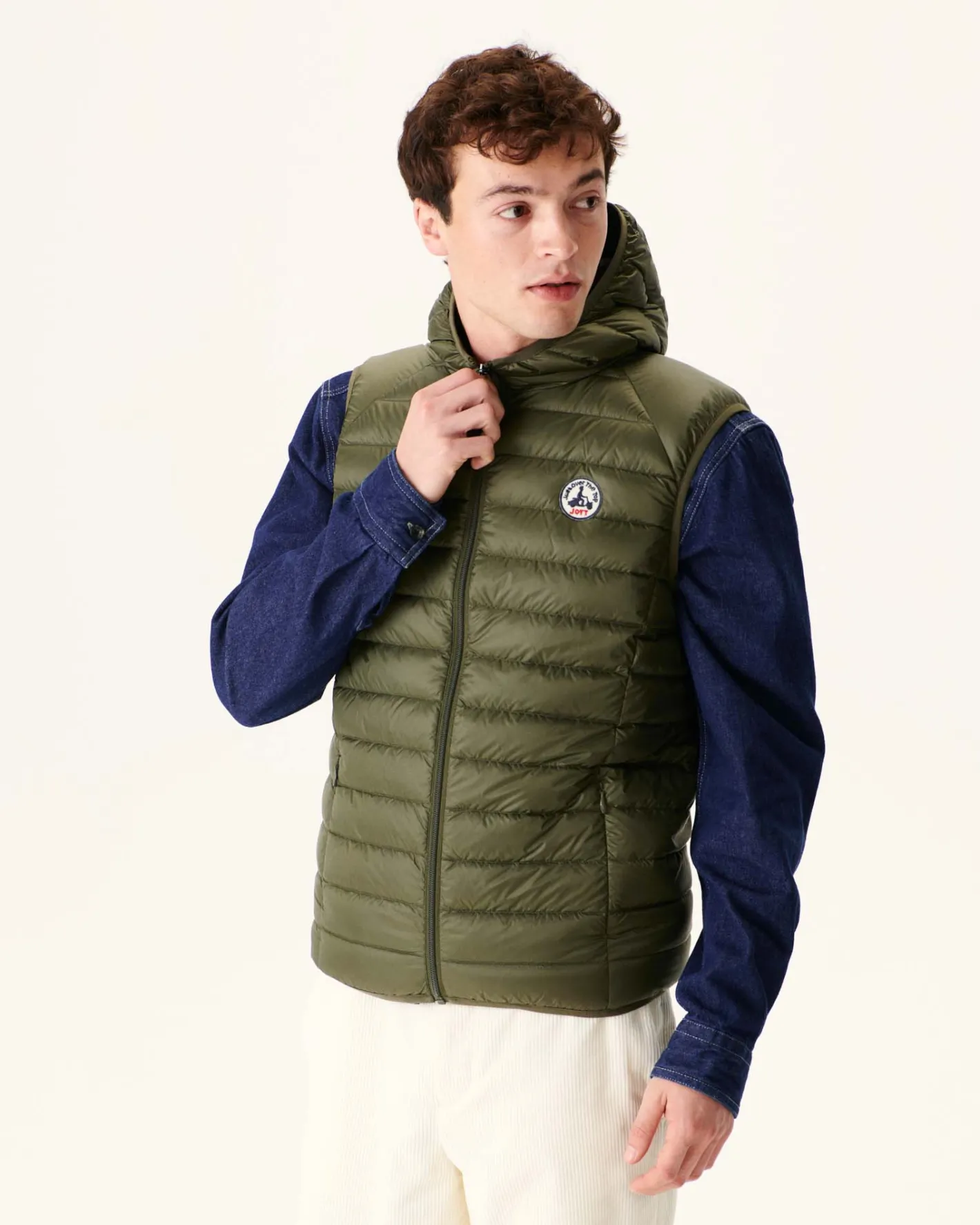 Donzen Jassen & Jacks-JOTT Doudoune Sans Manches A Capuche Army Pat 255 Army