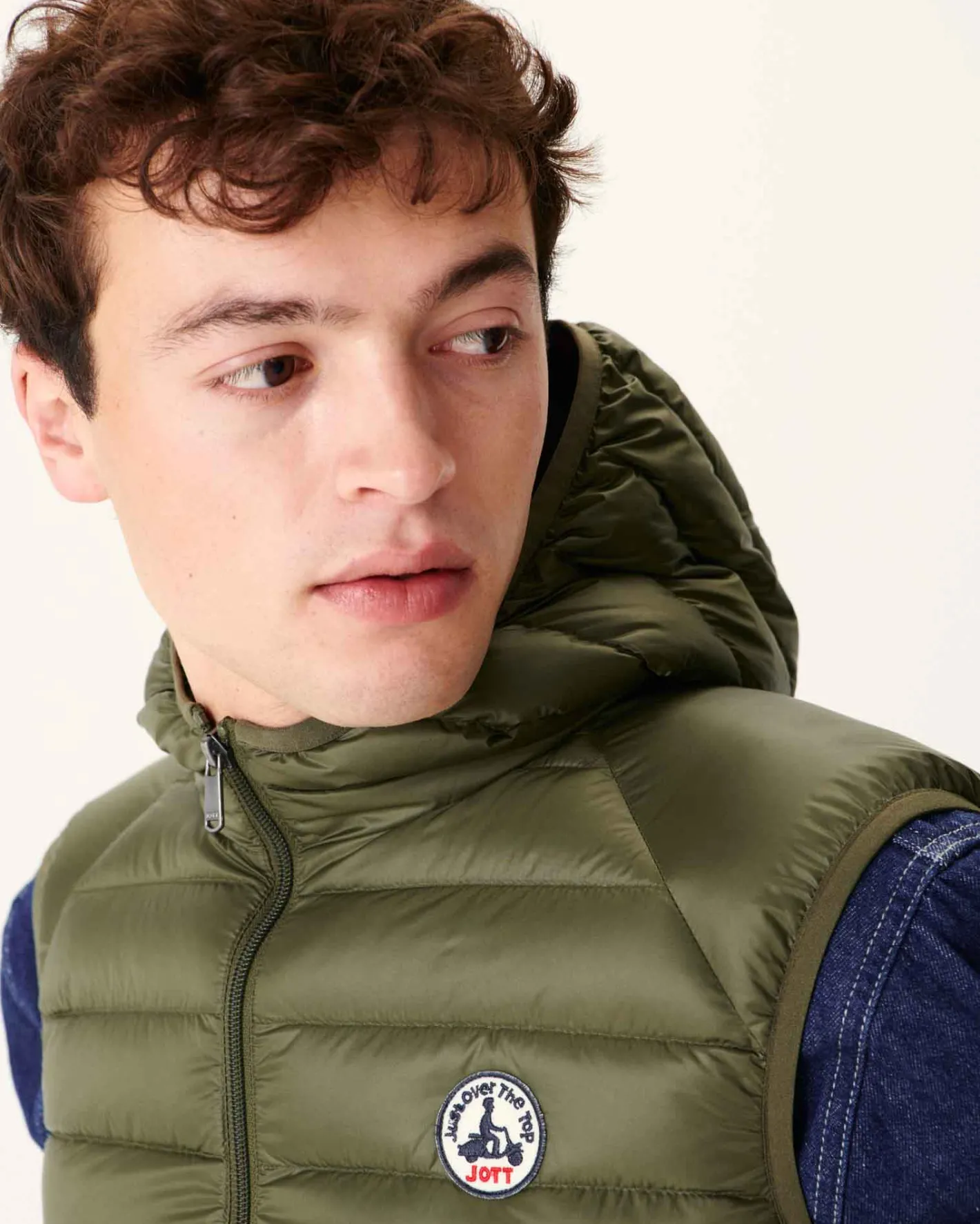 Donzen Jassen & Jacks-JOTT Doudoune Sans Manches A Capuche Army Pat 255 Army