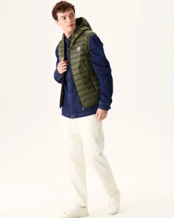 Donzen Jassen & Jacks-JOTT Doudoune Sans Manches A Capuche Army Pat 255 Army