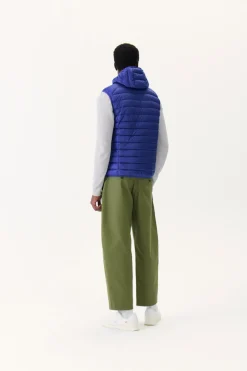Donzen Jassen & Jacks-JOTT Doudoune Sans Manches A Capuche Dark Denim Pat 195 Dark Denim
