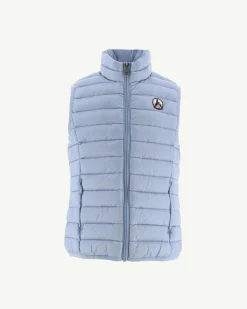 Donzen Jassen-JOTT Doudoune Sans Manches Enfant Bleu Clair Zoe 180 Soft Blue