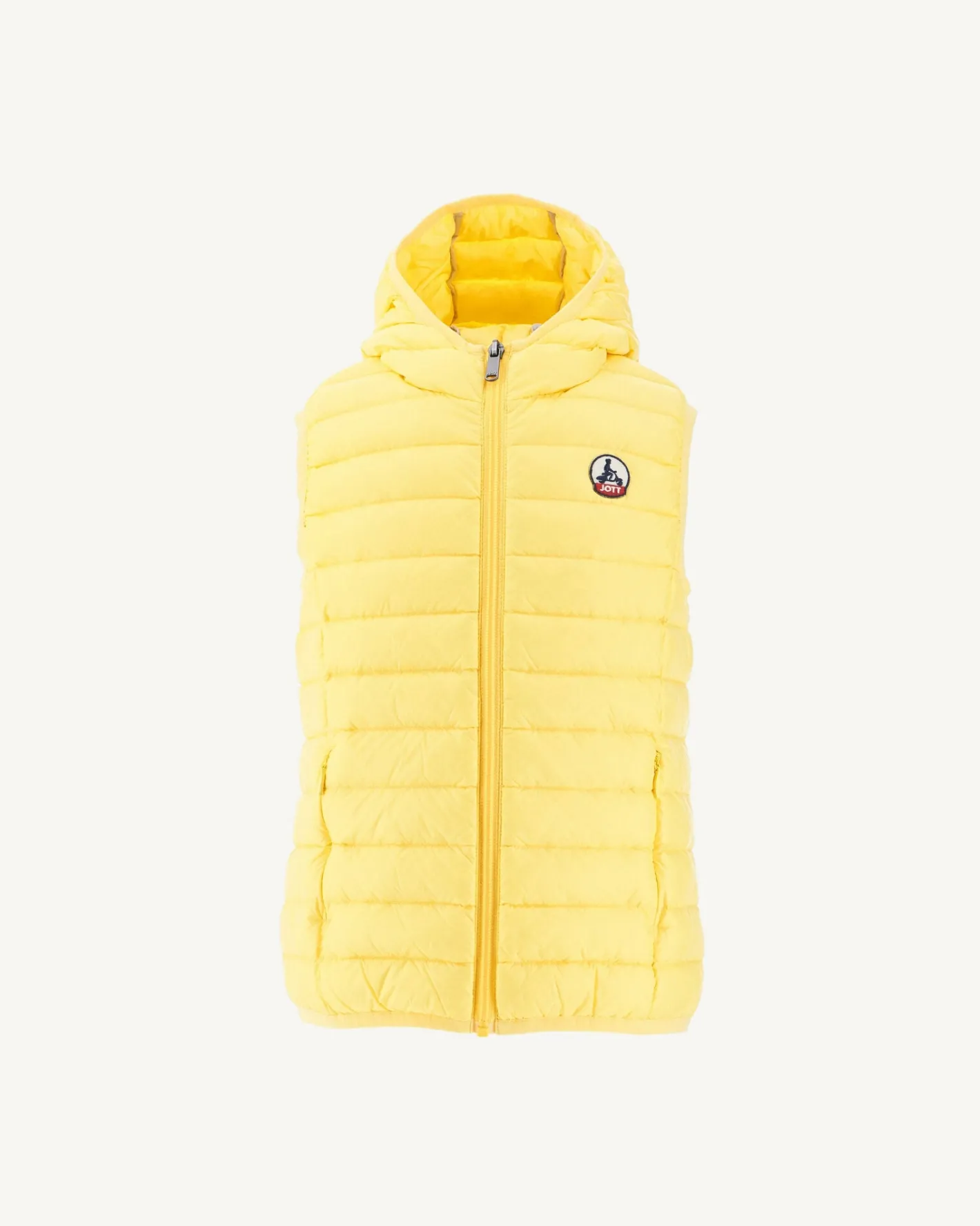 Donzen Jassen-JOTT Doudoune Sans Manches Enfant Jaune Clair Djam 627 Soft Yellow