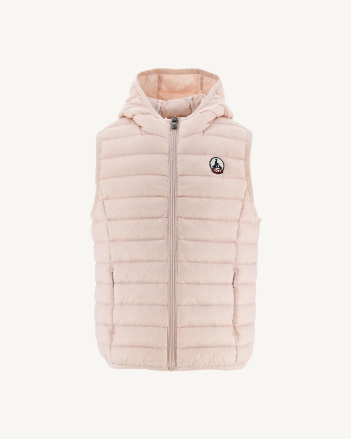 Donzen Jassen-JOTT Doudoune Sans Manches Enfant Rose Clair Djam 463 Soft Pink