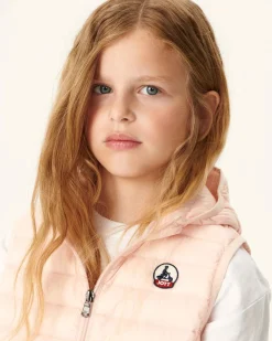 Donzen Jassen-JOTT Doudoune Sans Manches Enfant Rose Clair Djam 463 Soft Pink