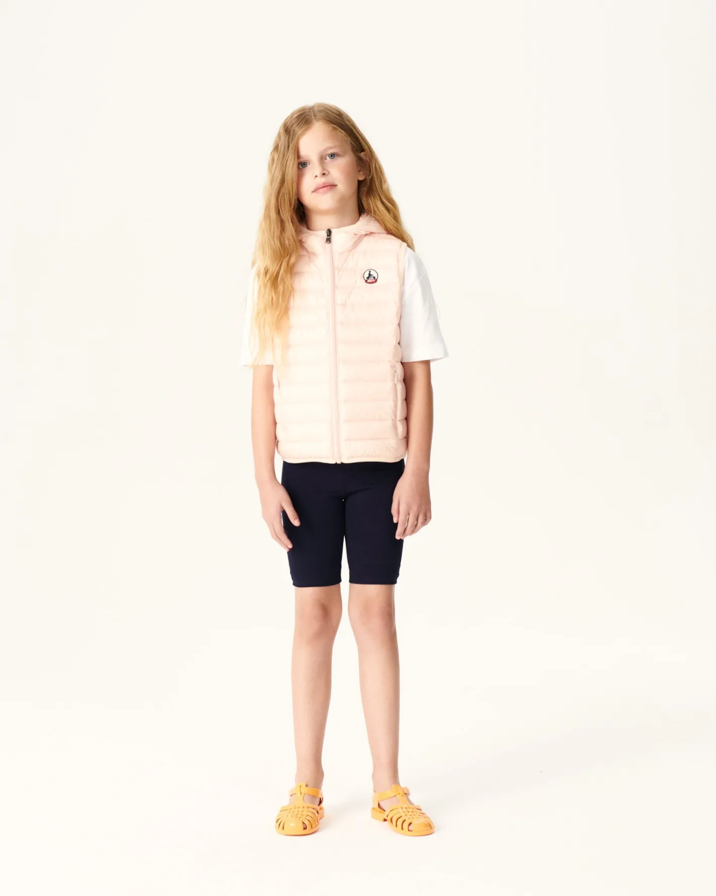 Donzen Jassen-JOTT Doudoune Sans Manches Enfant Rose Clair Djam 463 Soft Pink