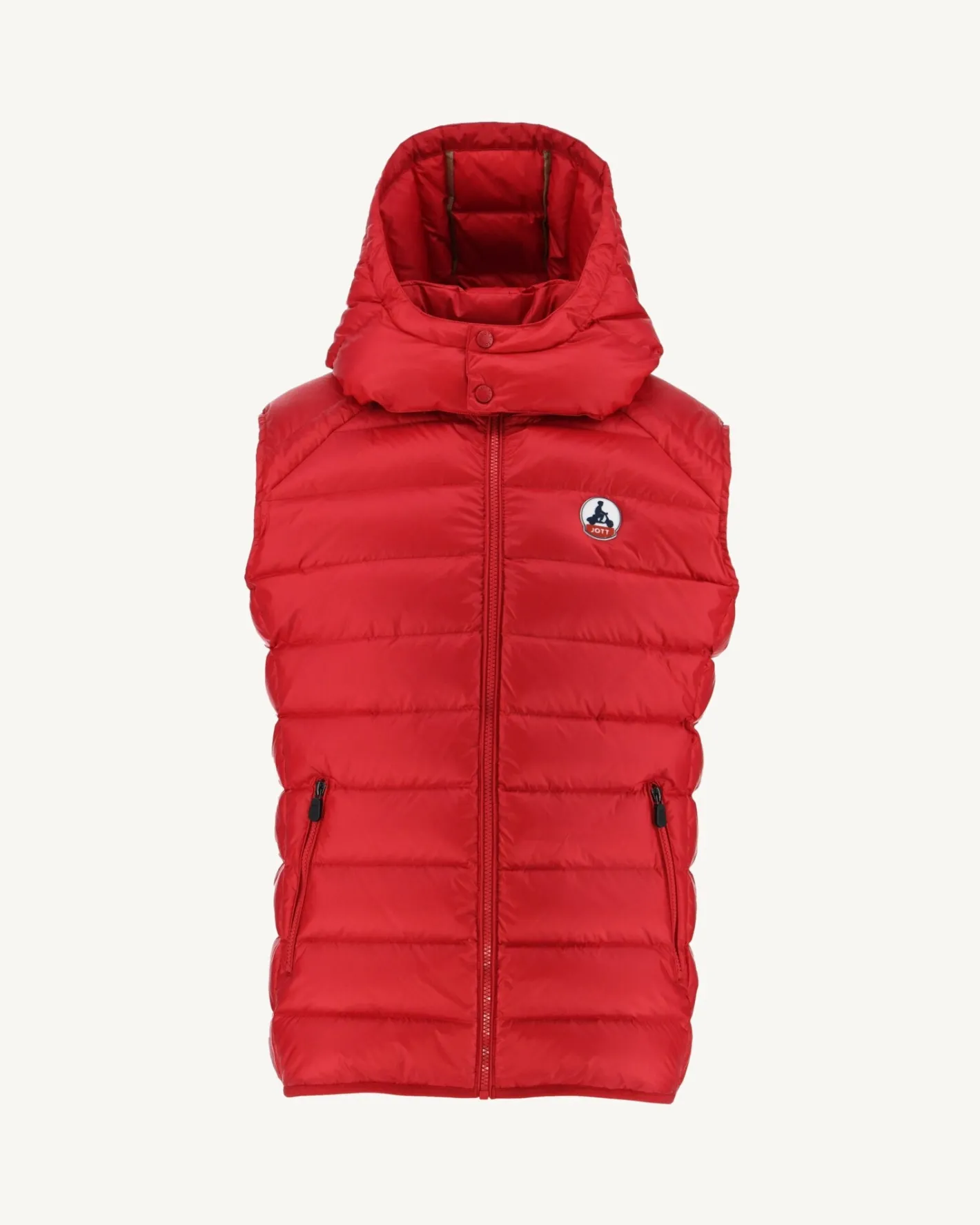 Donzen Jassen & Jacks-JOTT Doudoune Sans Manches Grand Froid Rouge Silver 300 Red