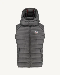 Donzen Jassen & Jacks-JOTT Doudoune Sans Manches Grand Froid Anthracite Silver 504 Anthracite