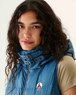 Donzen Jassen & Jacks-JOTT Doudoune Sans Manches Grand Froid Bleu Jeans Sevilla 140 Blue Jeans