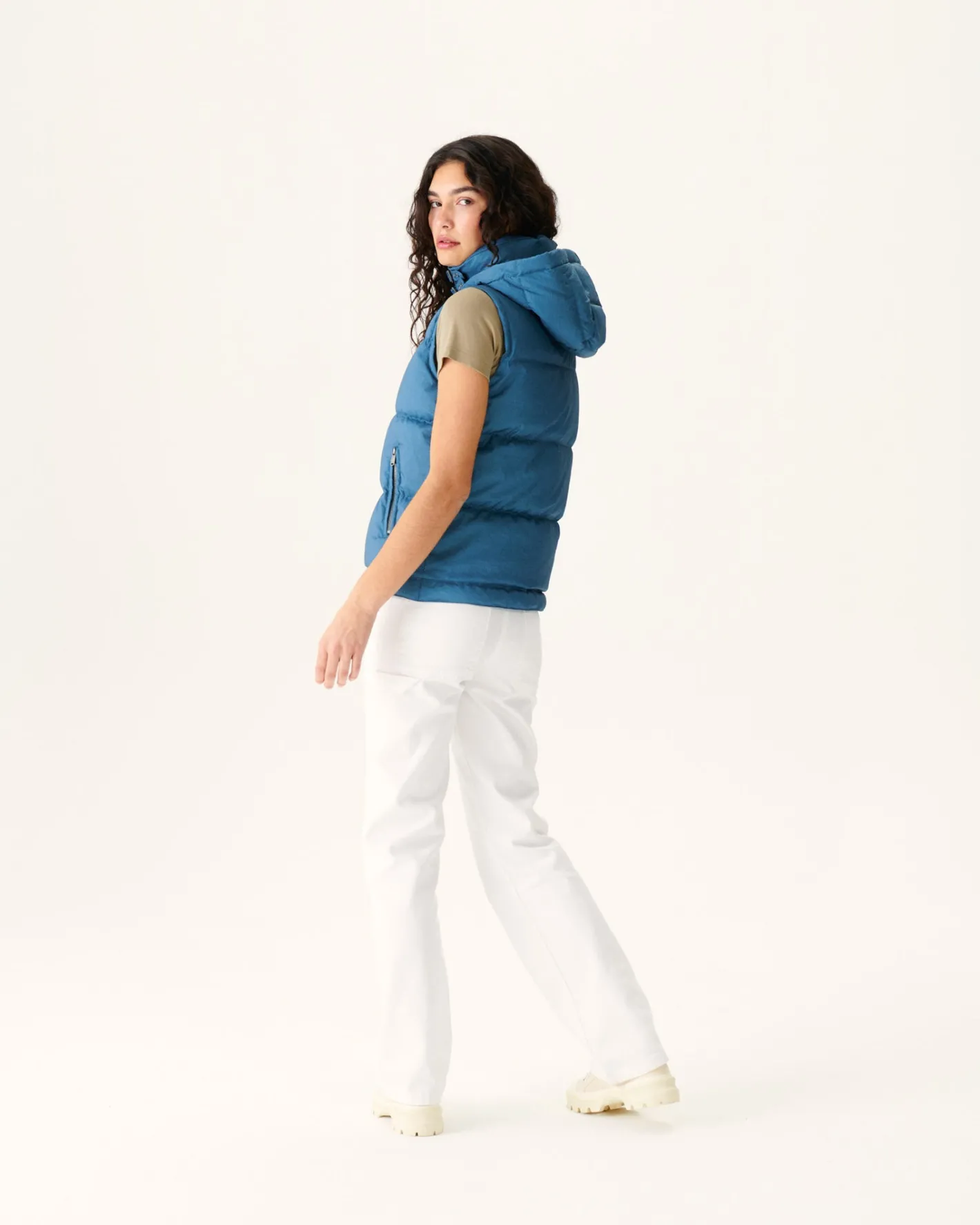 Donzen Jassen & Jacks-JOTT Doudoune Sans Manches Grand Froid Bleu Jeans Sevilla 140 Blue Jeans