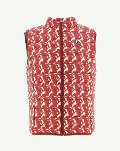 Donzen Jassen & Jacks-JOTT Doudoune Sans Manches Monogram Rouge Vif Tom 3181 Monogram Fire Red