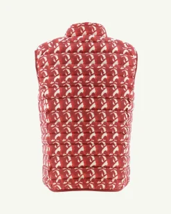 Donzen Jassen & Jacks-JOTT Doudoune Sans Manches Monogram Rouge Vif Tom 3181 Monogram Fire Red
