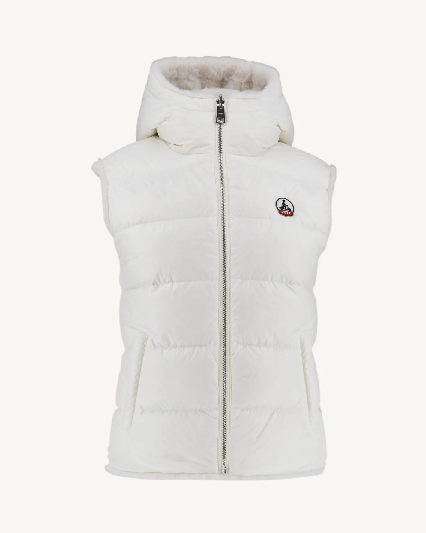 Donzen Jassen & Jacks-JOTT Doudoune Sans Manches Reversible Grand Froid Blanc Daria 901 Blanc