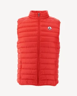 Donzen Jassen & Jacks-JOTT Doudoune Sans Manches Rouge Vif Tom 318 Fire Red