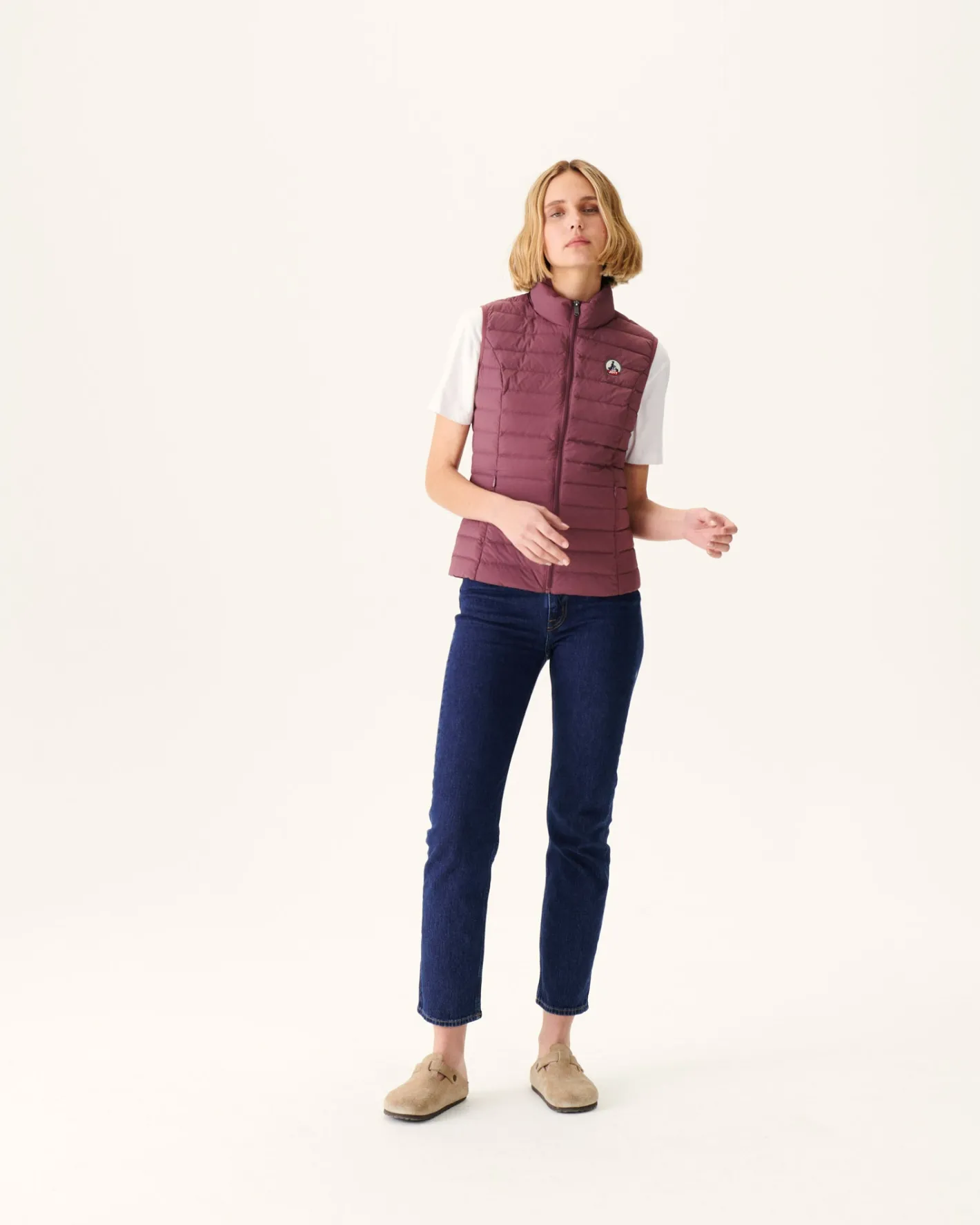 Donzen Jassen & Jacks-JOTT Doudoune Sans Manches Stretch Bordeaux Grenada 330 Burgundy