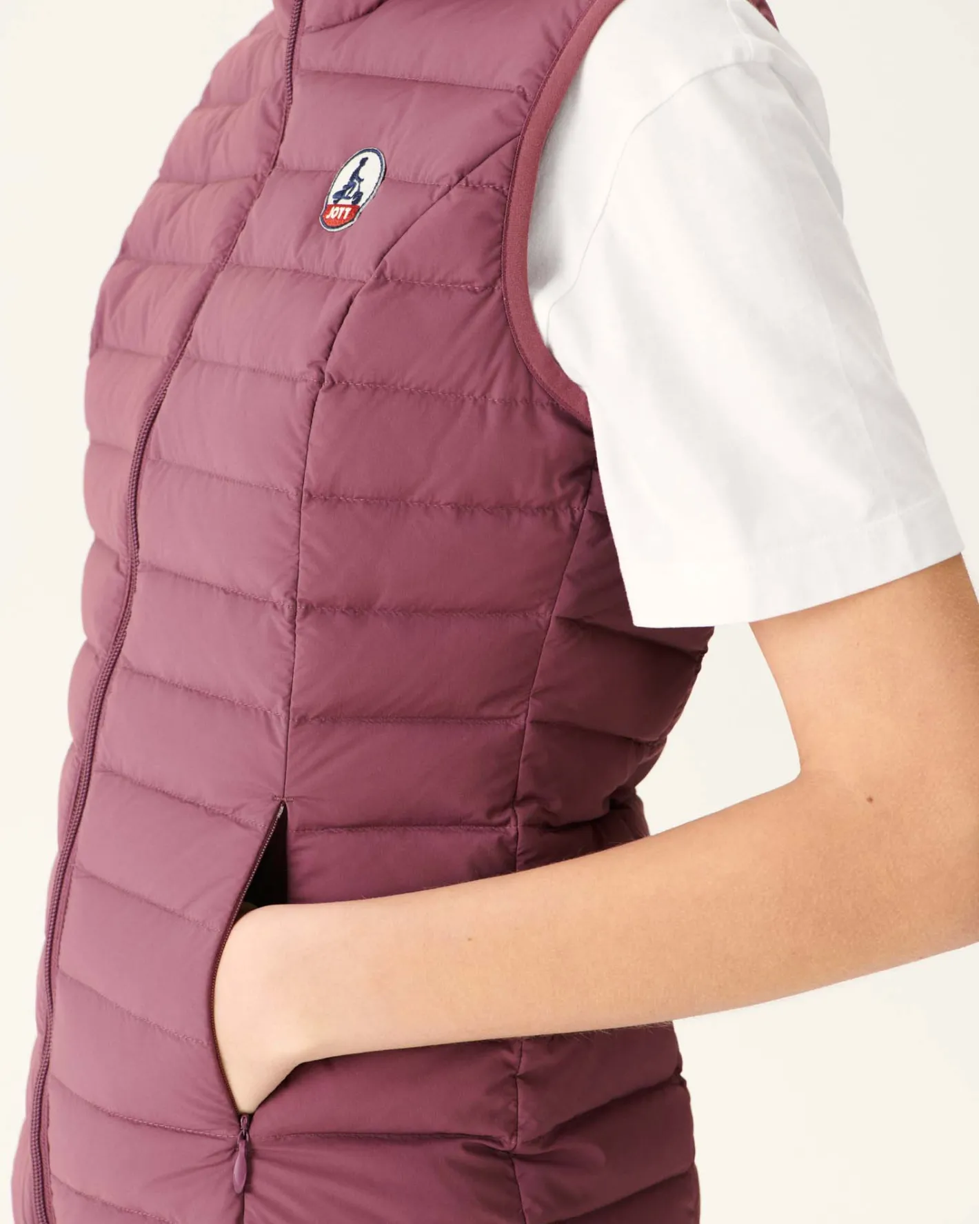 Donzen Jassen & Jacks-JOTT Doudoune Sans Manches Stretch Bordeaux Grenada 330 Burgundy