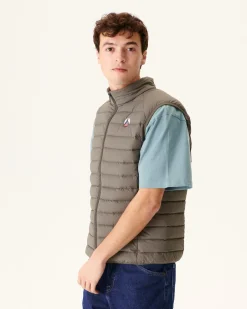 Donzen Jassen & Jacks-JOTT Doudoune Sans Manches Stretch Taupe Arafo 808 Taupe